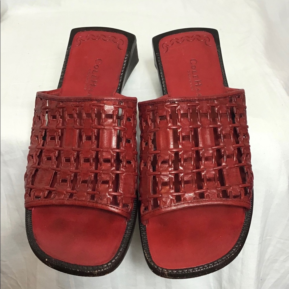 Cole Haan Country | Lattice Leather Mule Sandle
